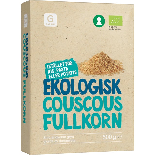 Garant Ekologisk Couscous Fullkorn 500 g