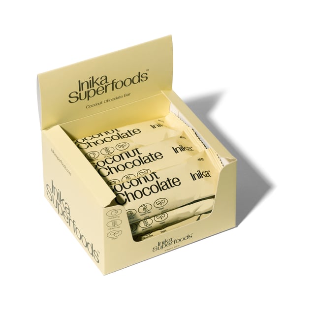 Inika Superfoods Coconut Chocolate Bar 12-pack