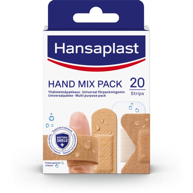 Hansaplast Hand Mixpack 20 plåster