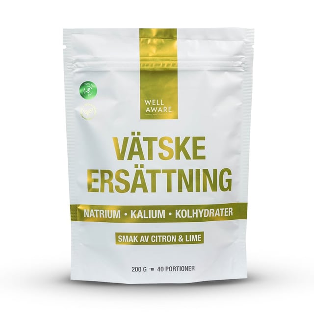 WellAware Vätskeersättning Citron/Lime 200 g