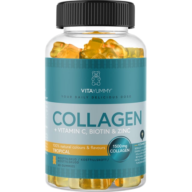 VitaYummy Collagen Vitamin Tropical 60 tuggtabletter