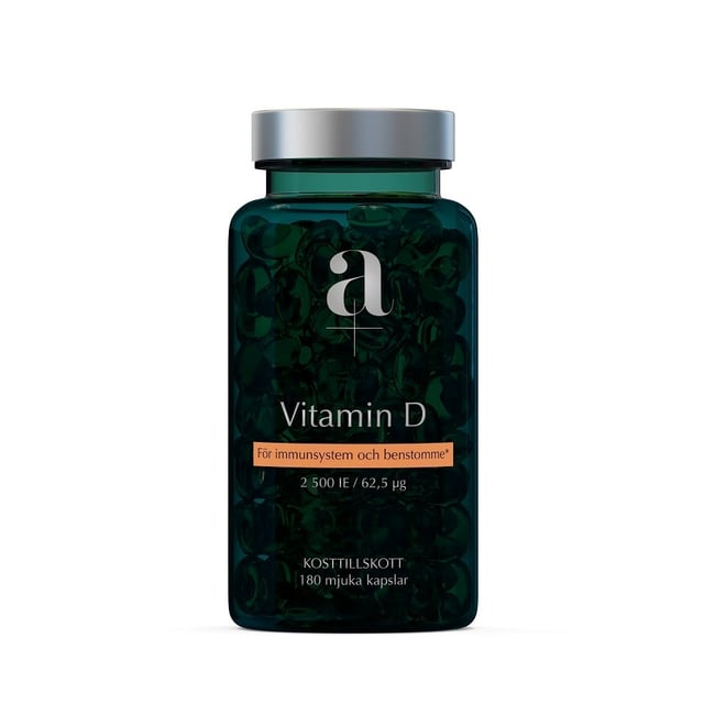 A+ Vitamin D 180 mjuka kapslar