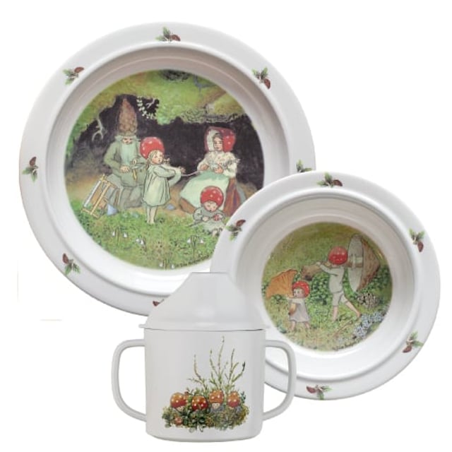 Rätt Start, Elsa Beskow Tomebobarnen Barnservis 3-delar