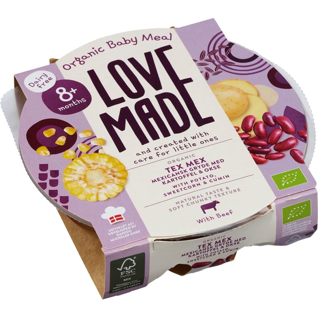 LoveMade Tex Mex Gryta Potatis & Biff 185 g