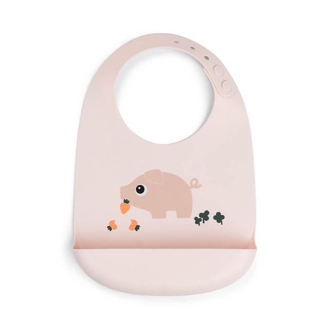 Done by Deer Silicone Bib Pigee Powder