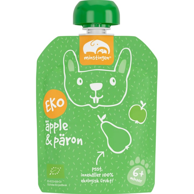 Minstingen Smoothie äpple/päron 90 g