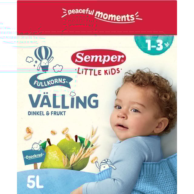 Semper Fullkornsvälling Dinkel & Frukt 1-3 år