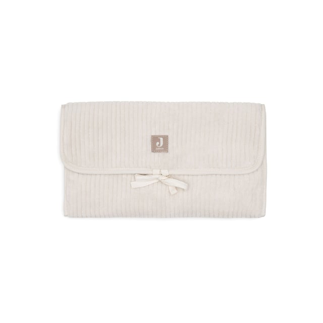 Jollein Skötbäddsunderlägg M Förvaringsfickor Cloudy Rib Oatmeal