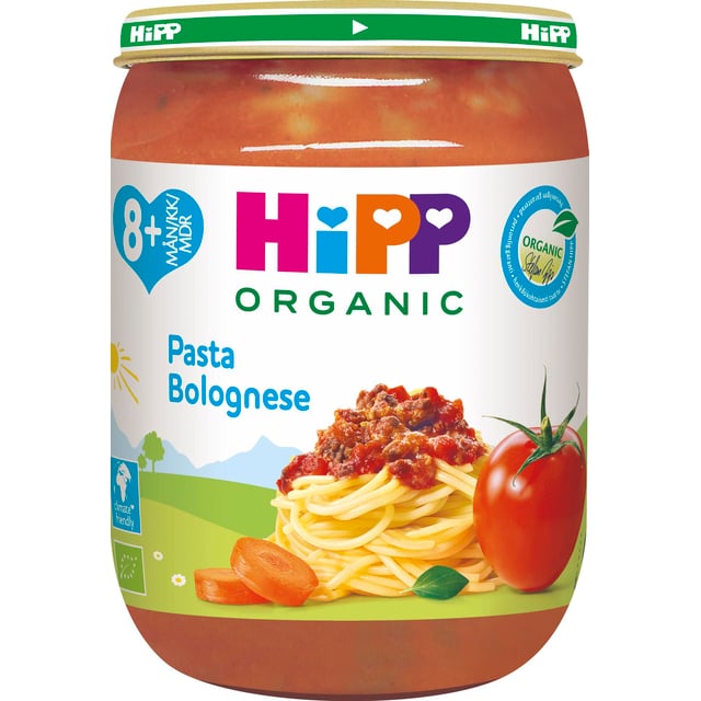 Hipp Pasta Bolognese 8+ månader 190g