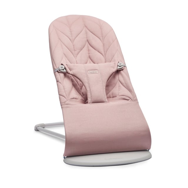 BabyBjörn Babysitter Bliss Vävd Bladmönstrad Quilt Antikrosa