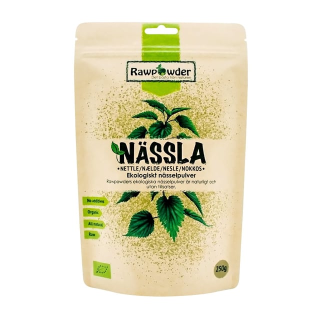Rawpowder Nässelpulver 250 g EKO