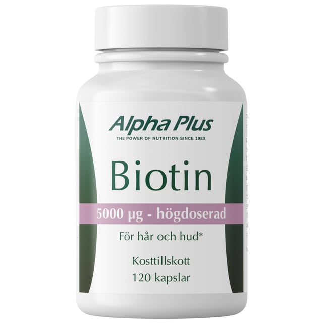 Alpha Plus Biotin 120 kapslar
