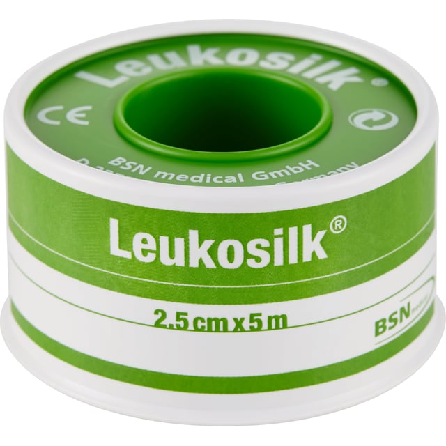 Leukosilk Silkeshäfta 2,5 cm x 5 m