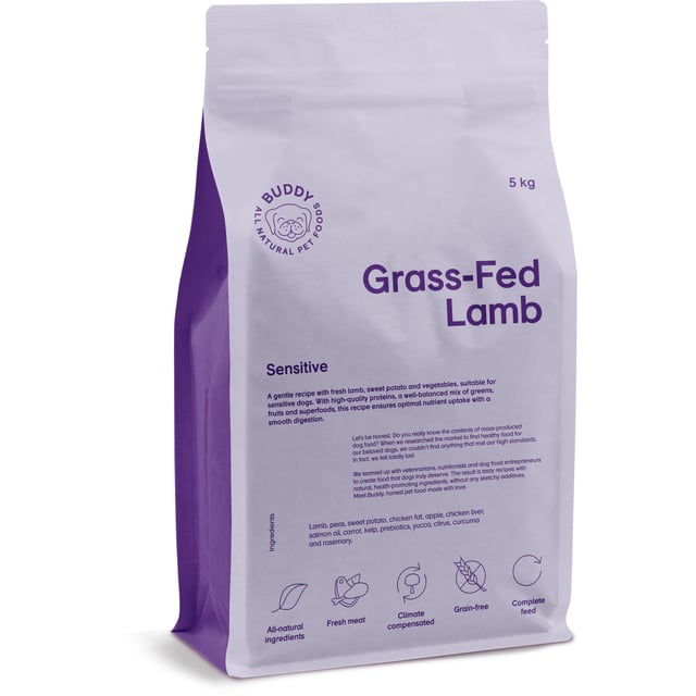 Buddy Pet Foods Grass-Fed Lamb 5 kg