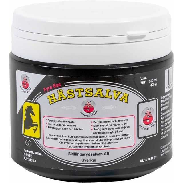 Fyra Ess Hästsalva 500 ml
