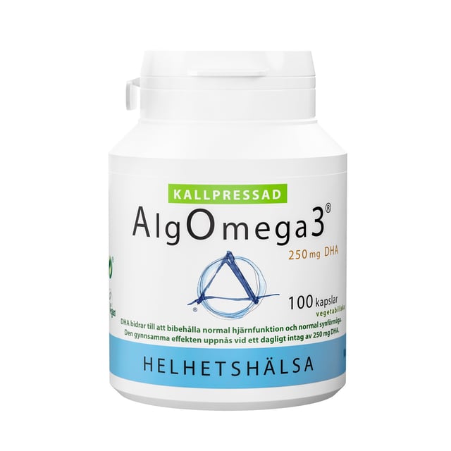 Helhetshälsa AlgOmega3® Kallpressad 100 kapslar