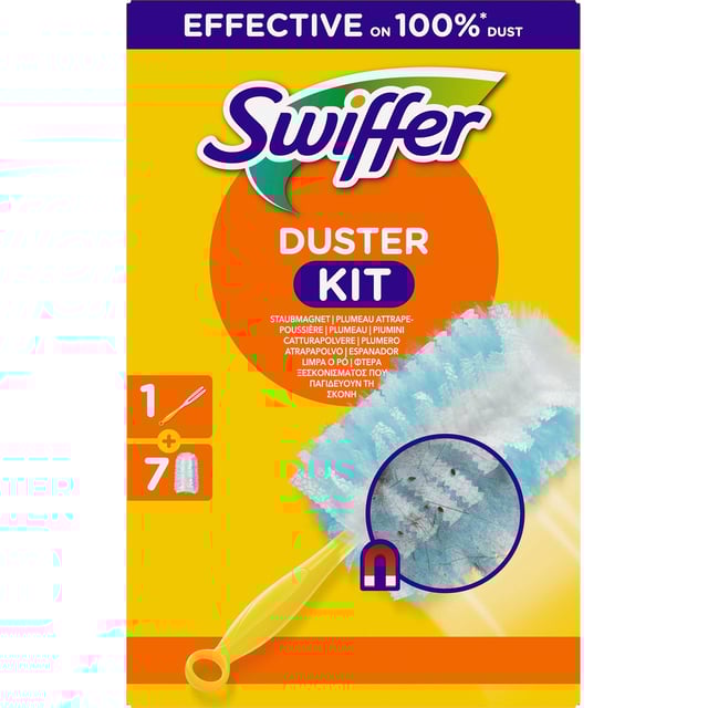 Swiffer Duster Kit 1 handtag + 7 dammvippa refiller