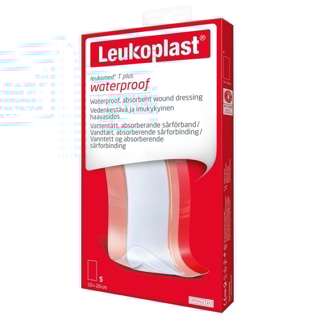 Leukoplast Leukomed T Plus Abs Sårförband 5 st 10x20 cm