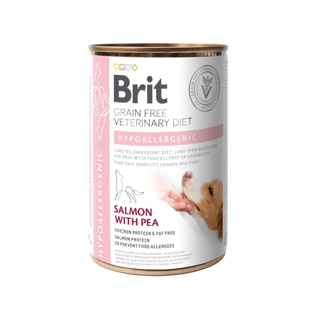 Brit Veterinary Diet Brit Grain-Free Vet Diets Dog Can Hypoallergenic 400 g