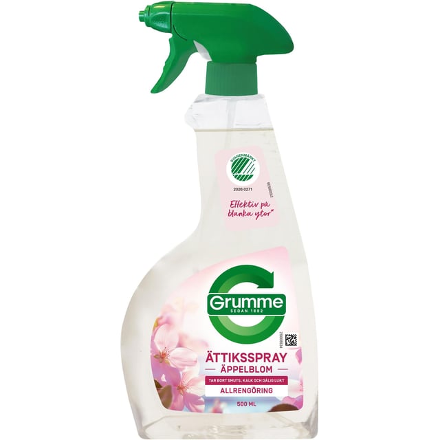 Grumme Ättiksspray Äppelblom Allrengöring 500 ml