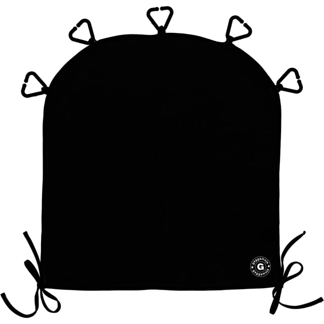 Geggamoja UV-Gardin Barnvagn Svart One Size