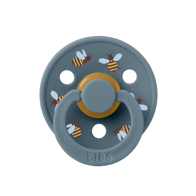 BIBS Studio Colour Bumblebee Friends Latex 0+ månader Size 1 Petrol