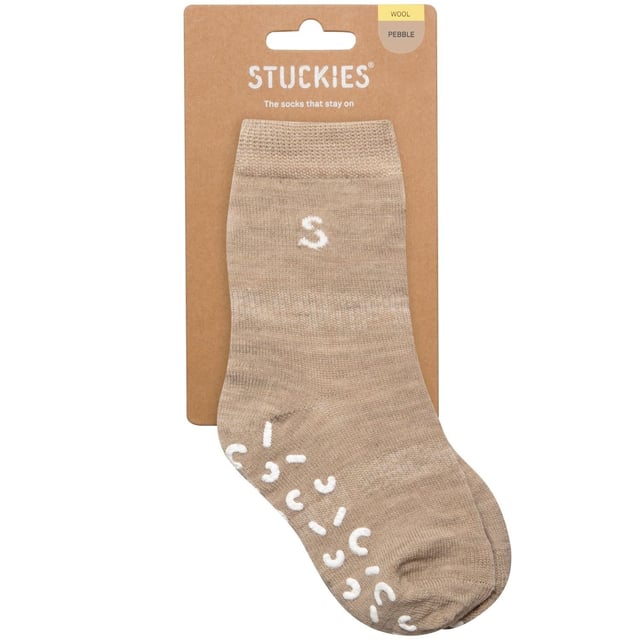 Stuckies Ullstrumpor Pebble 22/24 Anti-Slip 1-pack