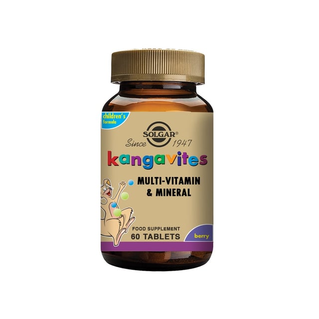 Solgar Kangavites Multivitamin & Mineral Berry 60 tuggtabletter