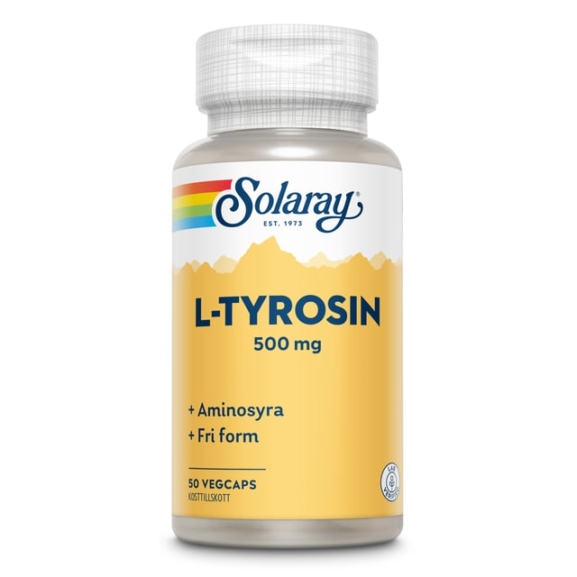 Solaray L-tyrosin 50 kapslar