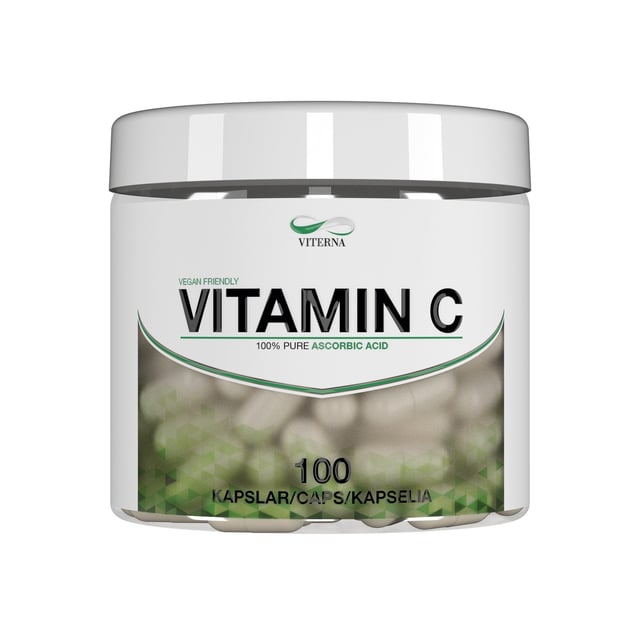 Viterna Vitamin C 500mg Vegan 100 kapslar