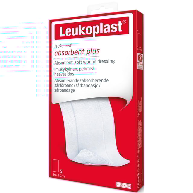 Leukoplast Leukomed Snabbförband 5 st 10x20 cm
