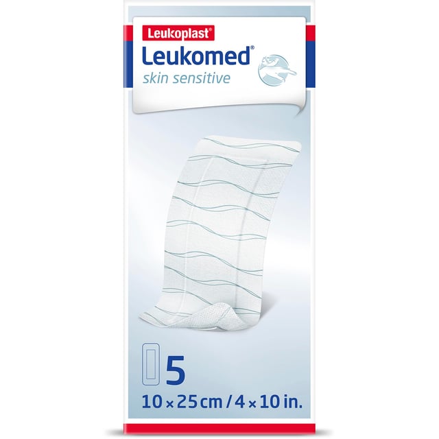 Leukoplast Leukomed Skin Sensitive XL 5 st 10x25 cm