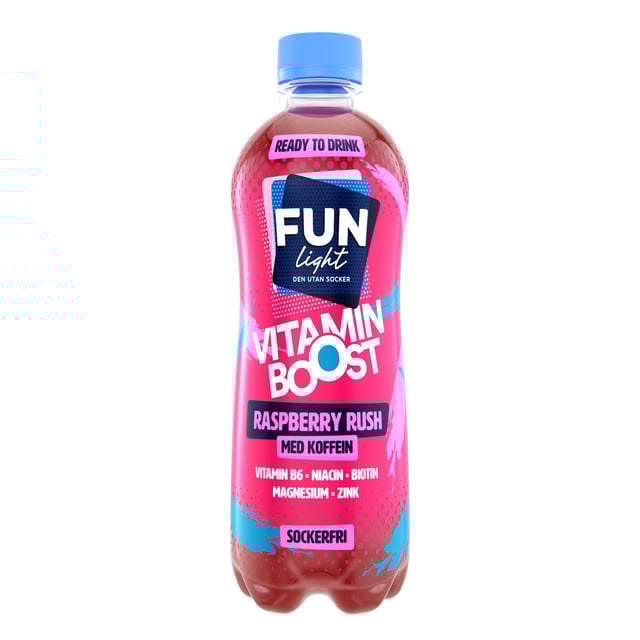 Fun Light Vitamin Boost Raspberry Rush 500 ml