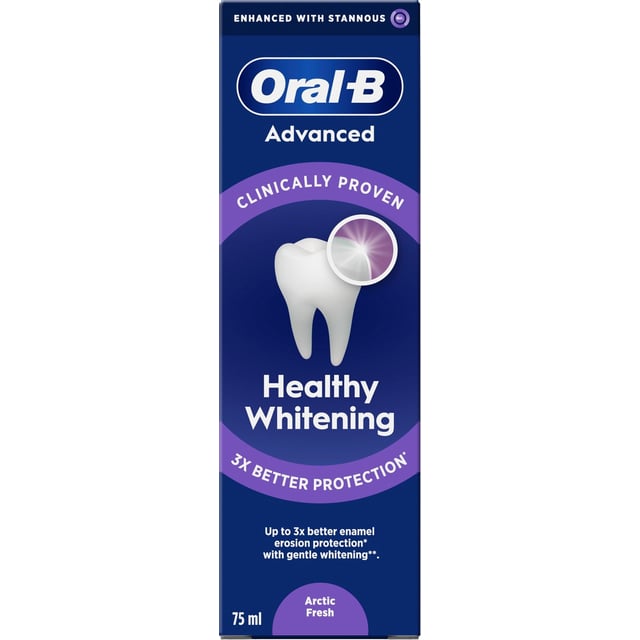 Oral-B Advanced Healthy Whitening Arctic Fresh Tandkräm 75 ml