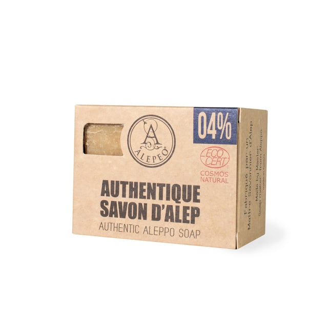 Alepeo Aleppotvål 04% 200 g
