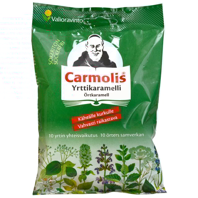 Carmolis Örtkaramell Sockerfri 72 g