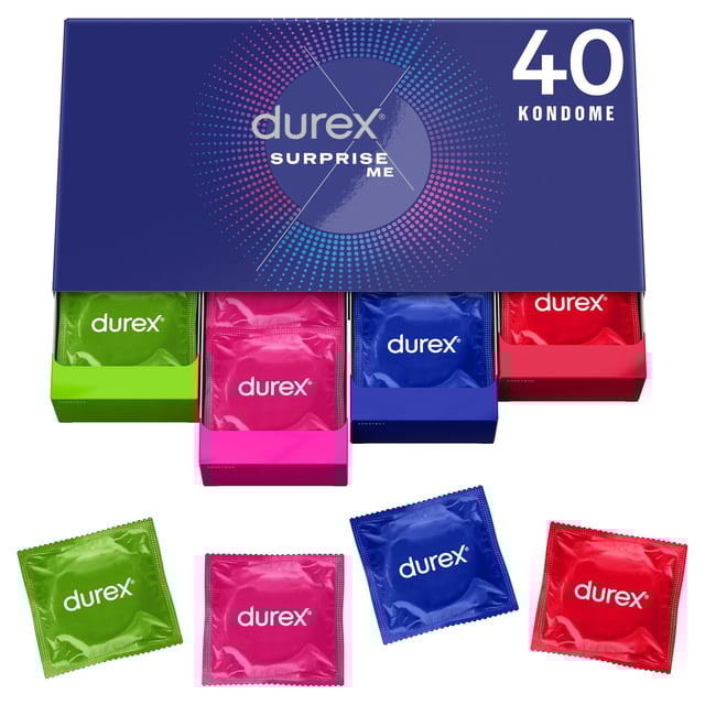 Durex Surprise Me Deluxe Mix Kondomer 40 st