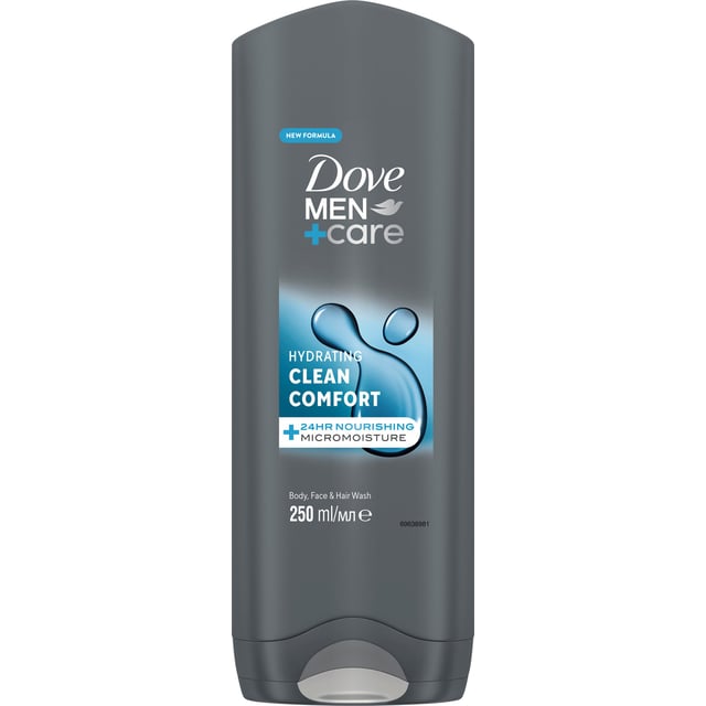 Dove Men+Care Hydrating Clean Comfort Shower gel 250 ml
