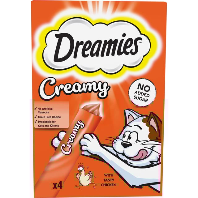 Dreamies Creamy Chicken 4 st