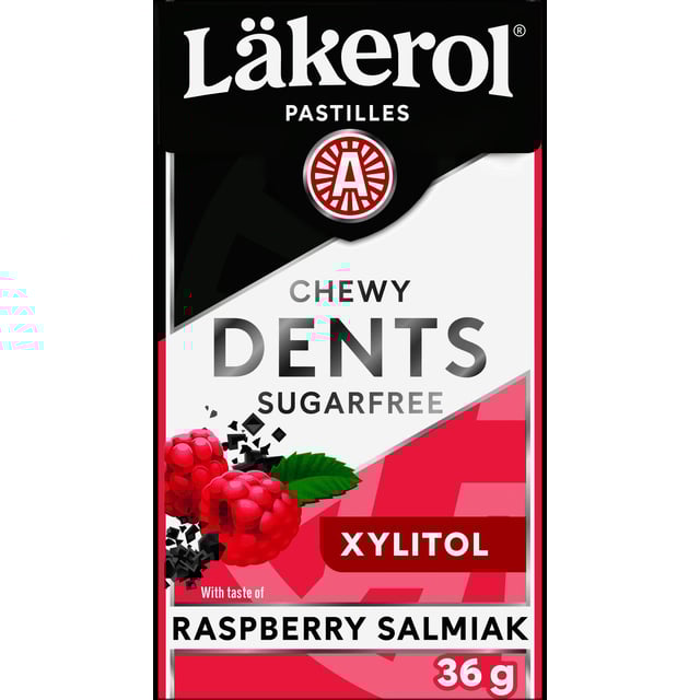 Läkerol DENTS Rasberry & Salmiak 36g