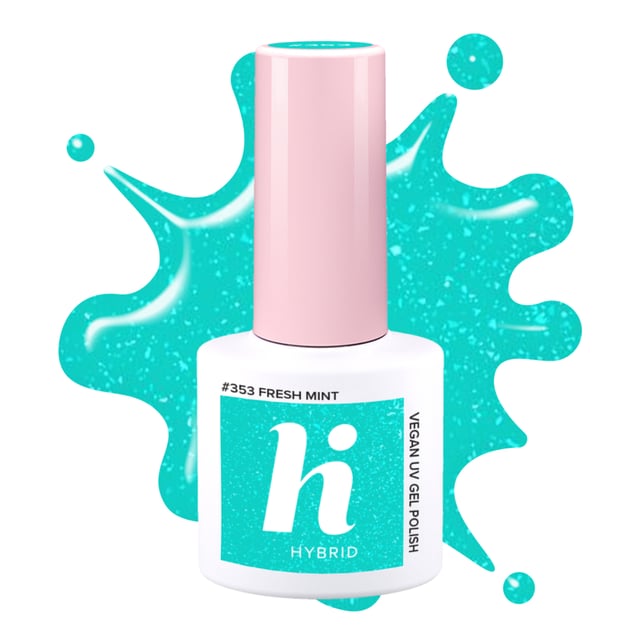 hi hybrid #353 UV Gel Polish Fresh Mint 5 ml