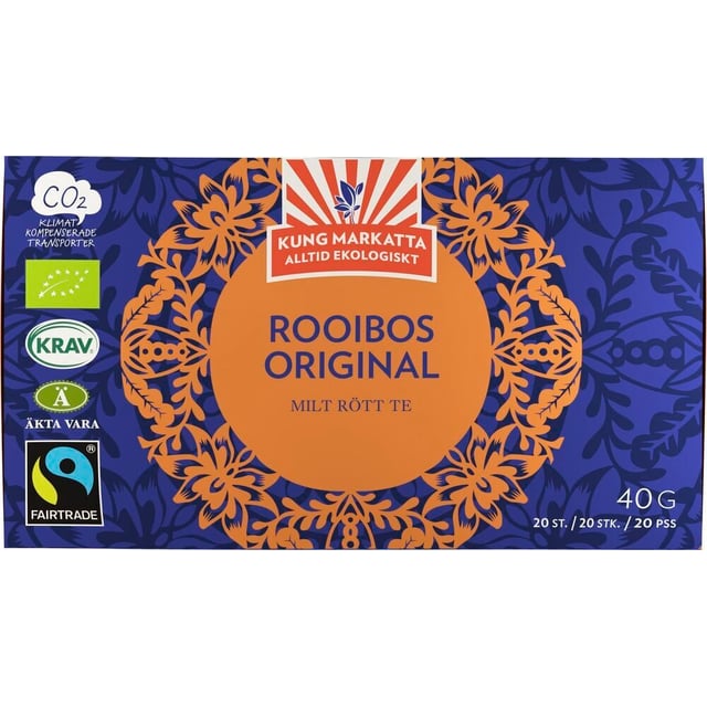 Kung Markatta Te Rooibos Orginal 20 st