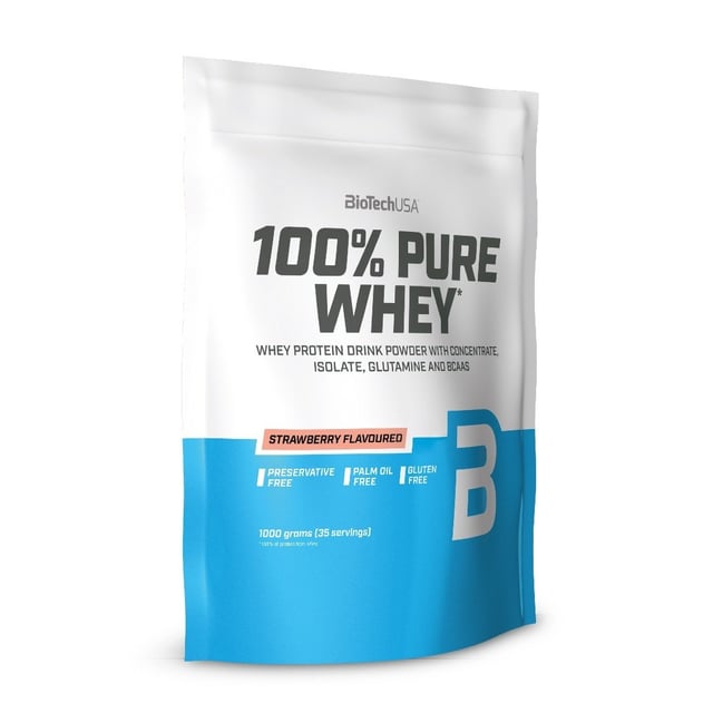 BioTechUSA 100% Pure Whey Strawberry 1000 g
