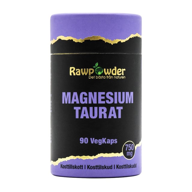 Rawpowder Magnesium Taurat 750 mg 90 kapslar