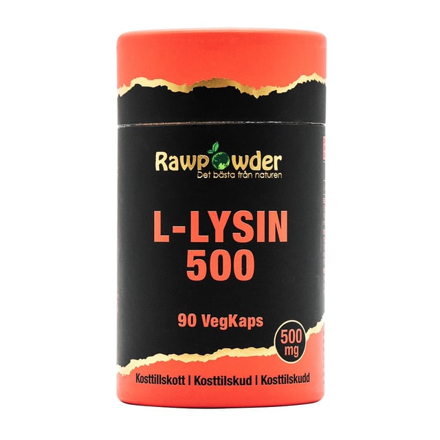 Rawpowder L-Lysin 500 mg 90 kapslar