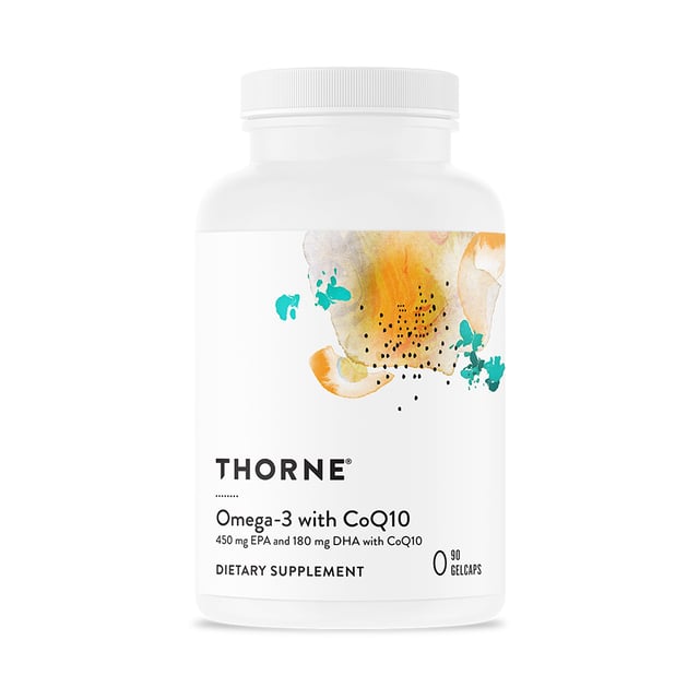 THORNE Omega-3 & CoQ10 90 kapslar