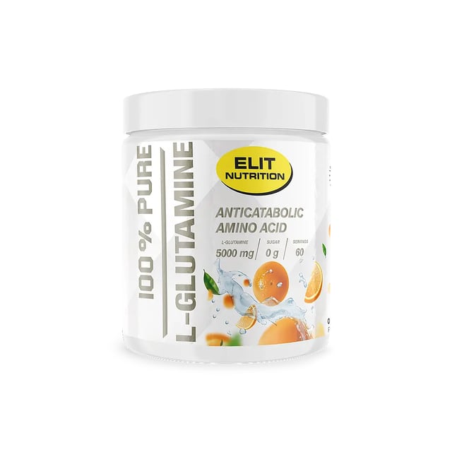 Elit Nutrition 100% rent L-glutamine Orange 300 g