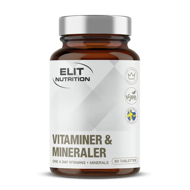 Elit Nutrition Vitaminer & Mineraler 90 tabletter