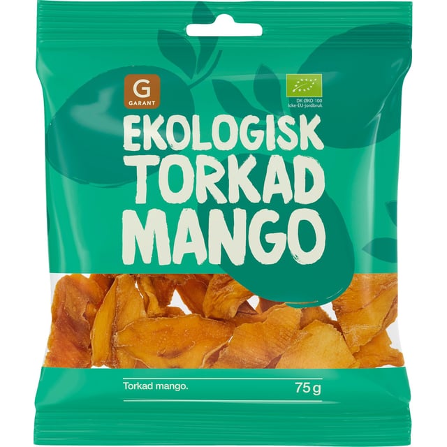 Garant Ekologisk Torkad Mango 75g