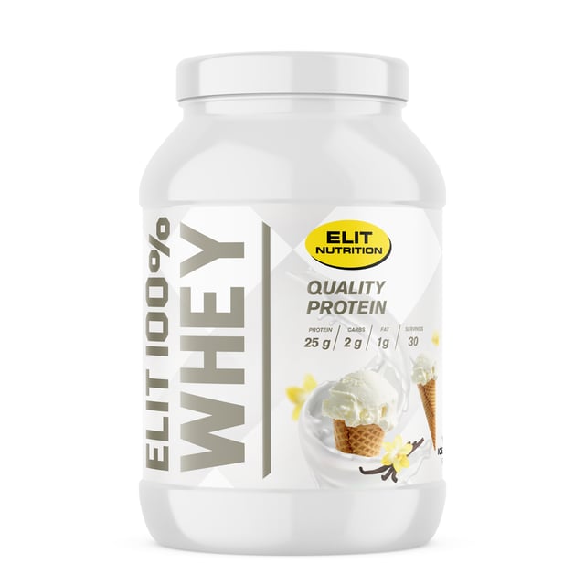 Elit Nutrition 100% Whey Vanilla Ice Cream Laktosfri 900 g